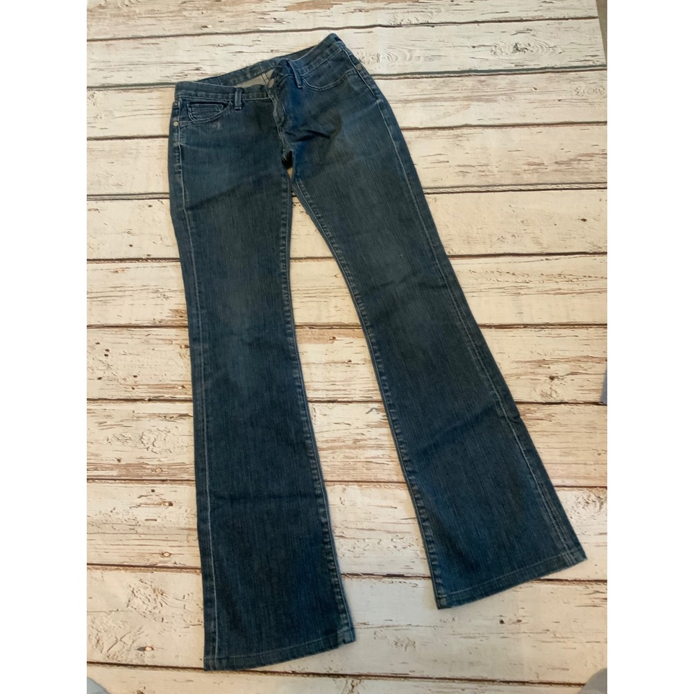 GOLDSIGN Womens Bootcut Jeans Medium Wash Blue Size 26 Western Made in USA
